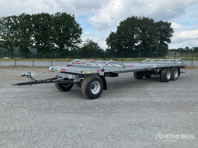 2022 Fliegl DPW180 Tri/A (Unused) Bale Wagon - Remolque plataforma agrícola: foto 1 2022 Fliegl DPW180 Tri/A (Unused) Bale Wagon - Remolque plataforma agrícola: foto 1
