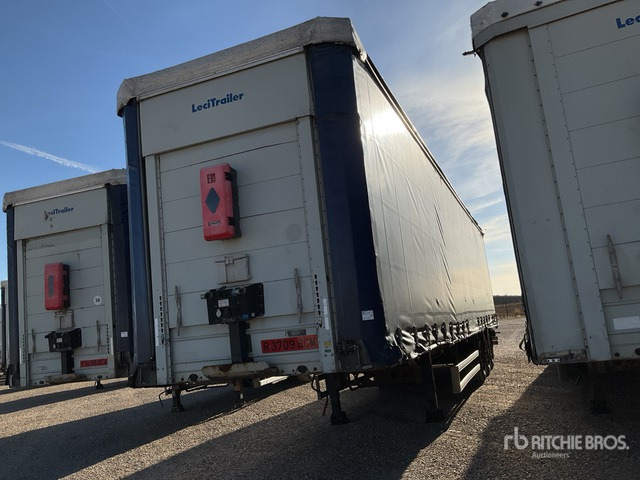 2012 Lecitrailer 3E20 Tri/A XL 3M Multilock Curtain Side Trailer - Remolque con toldo: foto 1 2012 Lecitrailer 3E20 Tri/A XL 3M Multilock Curtain Side Trailer - Remolque con toldo: foto 1