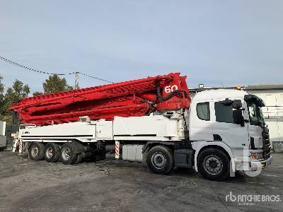 SCANIA P124 NA420 2005 Junjin JJ-M5517 56 m on 10 ... - Camión bomba de hormigón: foto 4 SCANIA P124 NA420 2005 Junjin JJ-M5517 56 m on 10 ... - Camión bomba de hormigón: foto 4