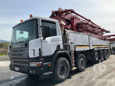 SCANIA PC124 C420 2005 KCP KCP48ZX200 48 m on 10x ... - Camión bomba de hormigón: foto 1 SCANIA PC124 C420 2005 KCP KCP48ZX200 48 m on 10x ... - Camión bomba de hormigón: foto 1