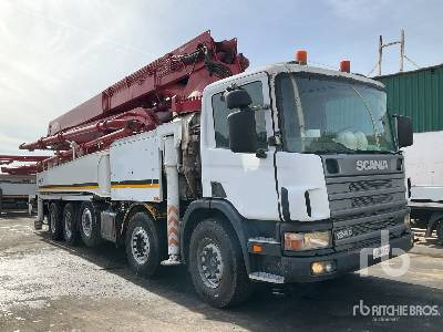 SCANIA PC124 C420 2005 KCP KCP48ZX200 48 m on 10x ... - Camión bomba de hormigón: foto 4 SCANIA PC124 C420 2005 KCP KCP48ZX200 48 m on 10x ... - Camión bomba de hormigón: foto 4