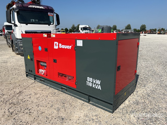 2024 Bauer GFS 80 ATS 80kW/100kVA Generator Set - Generador industriale: foto 3 2024 Bauer GFS 80 ATS 80kW/100kVA Generator Set - Generador industriale: foto 3