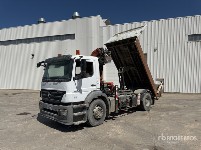 2008 Mercedes Axor 1833 2008 Palfinger PK15500 6100 kg ... Dump Truck with Crane - Camión volquete, Camión grúa: foto 4 2008 Mercedes Axor 1833 2008 Palfinger PK15500 6100 kg ... Dump Truck with Crane - Camión volquete, Camión grúa: foto 4