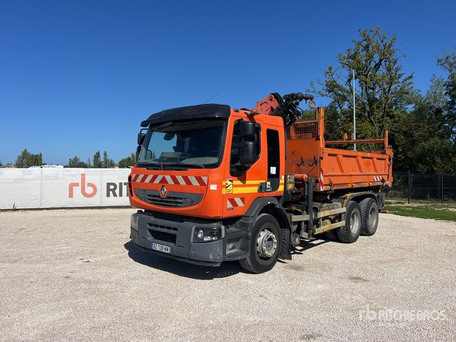 2012 Renault Premium Lander 430 DXI 2011 Palfinger PK16001K 5460 kg ... Dump Truck with Crane - Camión volquete: foto 2 2012 Renault Premium Lander 430 DXI 2011 Palfinger PK16001K 5460 kg ... Dump Truck with Crane - Camión volquete: foto 2