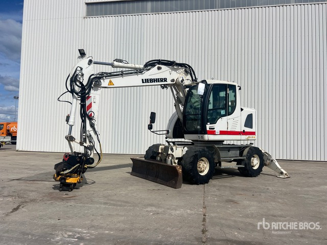 2013 Liebherr A 914 Compact Pelle Sur Pneus Wheel Excavator - Excavadora de ruedas: foto 2 2013 Liebherr A 914 Compact Pelle Sur Pneus Wheel Excavator - Excavadora de ruedas: foto 2