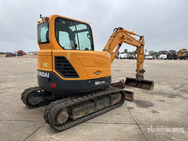 2017 Hyundai R60CR-9A Mini-Pelle Mini Excavator: <6.6t - Miniexcavadora: foto 4 2017 Hyundai R60CR-9A Mini-Pelle Mini Excavator: <6.6t - Miniexcavadora: foto 4