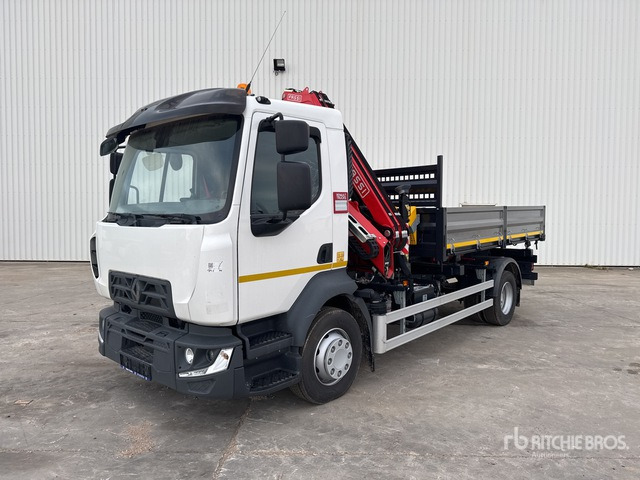 2024 Renault D210 2022 Fassi F90B 1.22E Dynamic 3 ... Dump Truck with Crane - Camión volquete, Camión grúa: foto 1 2024 Renault D210 2022 Fassi F90B 1.22E Dynamic 3 ... Dump Truck with Crane - Camión volquete, Camión grúa: foto 1