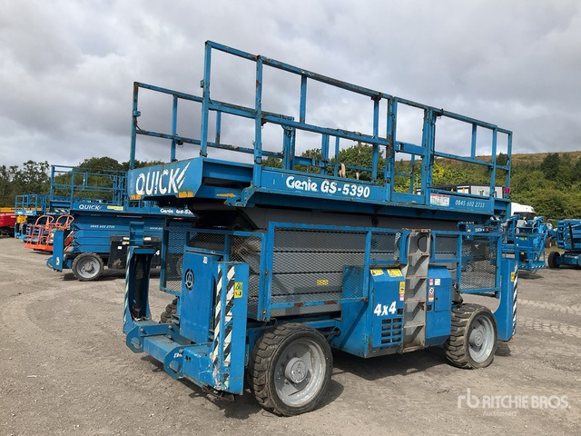 2008 Genie GS-5390 4x4 Diesel Scissor Lift - Plataforma de tijeras: foto 1 2008 Genie GS-5390 4x4 Diesel Scissor Lift - Plataforma de tijeras: foto 1