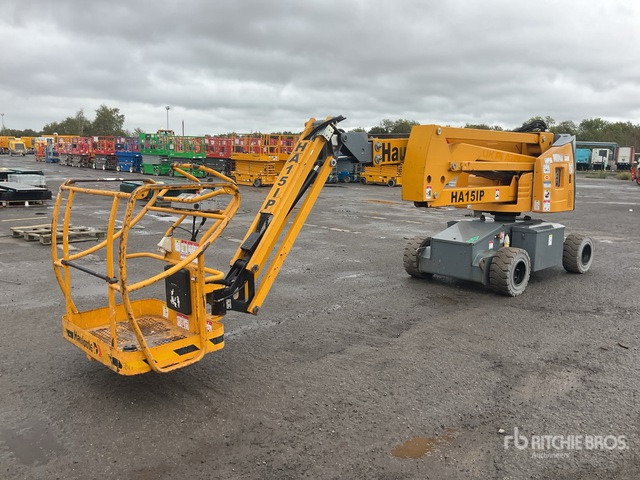2012 Haulotte HA15IP 2WD Electric Articulating Boom Lift - Plataforma articulada: foto 4 2012 Haulotte HA15IP 2WD Electric Articulating Boom Lift - Plataforma articulada: foto 4