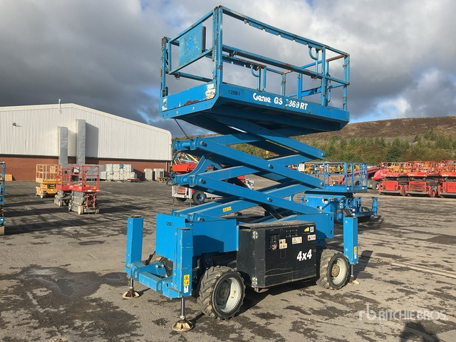 2015 Genie GS-3369RT 4x4 Diesel Scissor Lift - Plataforma de tijeras: foto 1 2015 Genie GS-3369RT 4x4 Diesel Scissor Lift - Plataforma de tijeras: foto 1