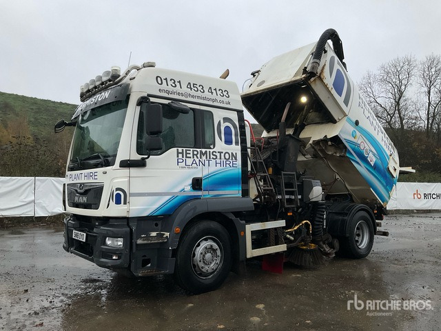 2018 MAN TGM18.290 Johnston Body on Sweeper Truck - Barredora vial: foto 3 2018 MAN TGM18.290 Johnston Body on Sweeper Truck - Barredora vial: foto 3