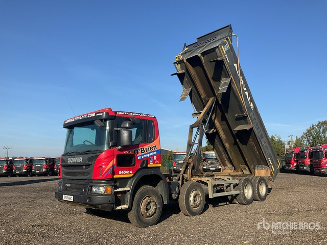 2018 Scania P410 8x4 Twin-Steer Tri/A Dump Truck - Camión volquete: foto 1 2018 Scania P410 8x4 Twin-Steer Tri/A Dump Truck - Camión volquete: foto 1