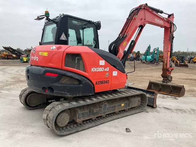 2019 Kubota KX080-4A 2019 Kubota KX080-4A Tracked Excavator Tracked Excavator - Excavadora de cadenas: foto 4 2019 Kubota KX080-4A 2019 Kubota KX080-4A Tracked Excavator Tracked Excavator - Excavadora de cadenas: foto 4