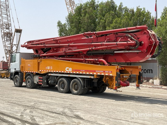 2020 Mercedes-Benz Actros 4141 2020 Sany SYM5449THBE 56 m on 8 ... Concrete Pump Truck - Camión bomba de hormigón: foto 3 2020 Mercedes-Benz Actros 4141 2020 Sany SYM5449THBE 56 m on 8 ... Concrete Pump Truck - Camión bomba de hormigón: foto 3
