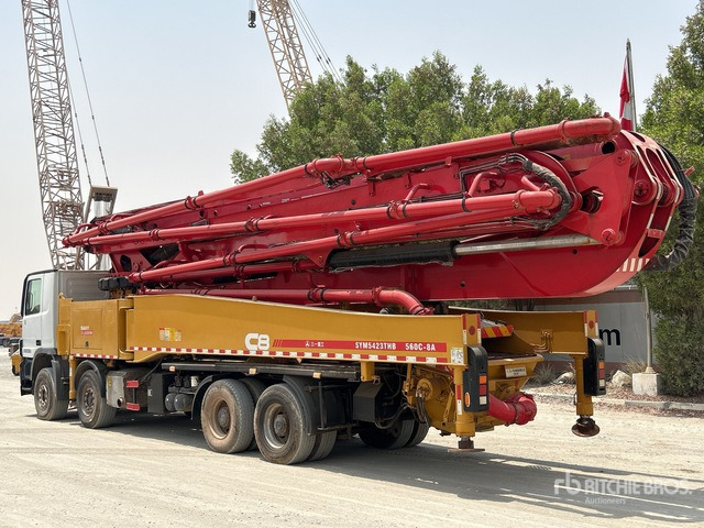 2020 Mercedes-Benz Actros 4141 2020 Sany SYM5449THBE 56 m on 8 ... Concrete Pump Truck - Camión bomba de hormigón: foto 4 2020 Mercedes-Benz Actros 4141 2020 Sany SYM5449THBE 56 m on 8 ... Concrete Pump Truck - Camión bomba de hormigón: foto 4