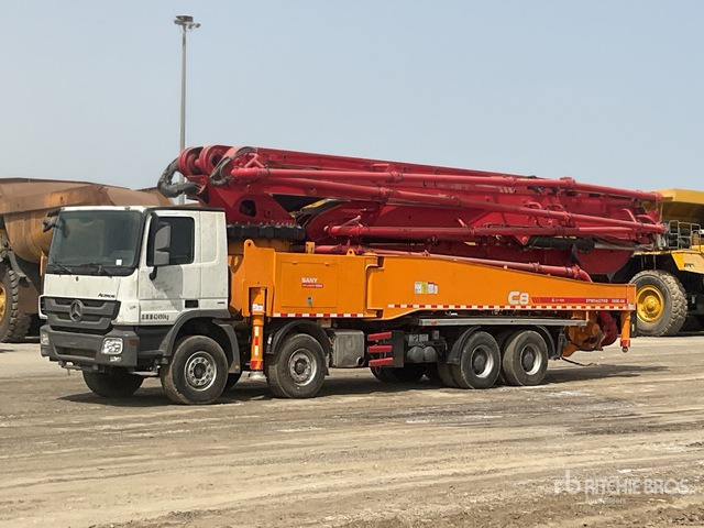 2020 Mercedes-Benz Actros 4143 2020 Sany SYM5449THBE 56 m on 8 ... Concrete Pump Truck - Camión bomba de hormigón: foto 2 2020 Mercedes-Benz Actros 4143 2020 Sany SYM5449THBE 56 m on 8 ... Concrete Pump Truck - Camión bomba de hormigón: foto 2