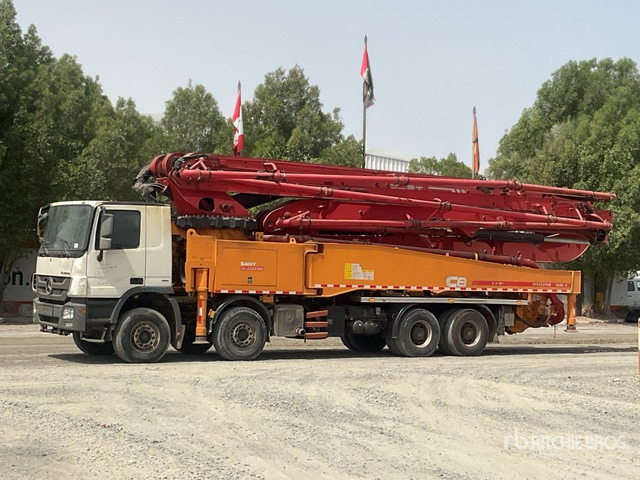 2020 Mercedes-Benz Actros 4143 2020 Sany SYM5449THBE 56 m on 8 ... Concrete Pump Truck - Camión bomba de hormigón: foto 1 2020 Mercedes-Benz Actros 4143 2020 Sany SYM5449THBE 56 m on 8 ... Concrete Pump Truck - Camión bomba de hormigón: foto 1