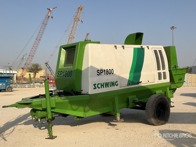 Schwing SP1800 - Bomba de hormigon estacionaria: foto 2 Schwing SP1800 - Bomba de hormigon estacionaria: foto 2