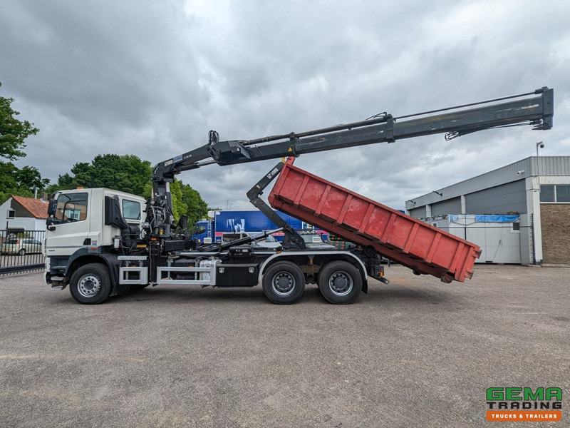 Camión multibasculante, Camión grúa DAF CF85.410 6x4 Dagcab Euro5 EEV - Hiab Haakarm + Hiab 166E-2 DUO - Vangmuil: foto 9