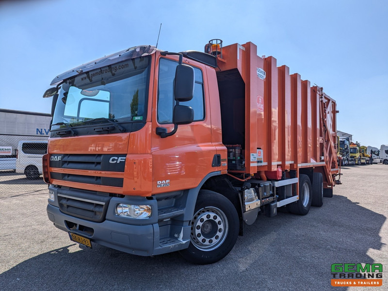 DAF FAN CF75.250 6x2/4 Dagcabine Euro5 - MOL/VDK Pusher 2000 OB + Terberg TCA-DELW-2 - 08/2025APK - Camión de basura: foto 1 DAF FAN CF75.250 6x2/4 Dagcabine Euro5 - MOL/VDK Pusher 2000 OB + Terberg TCA-DELW-2 - 08/2025APK - Camión de basura: foto 1