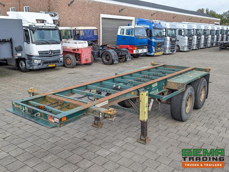 Flandria OP 20V 2A 2-Assen ROR - DrumBrakes - Steel Suspension - 20FT (O1980) - Semirremolque portacontenedore/ Intercambiable: foto 3 Flandria OP 20V 2A 2-Assen ROR - DrumBrakes - Steel Suspension - 20FT (O1980) - Semirremolque portacontenedore/ Intercambiable: foto 3