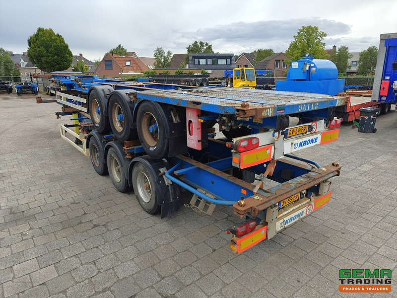 Krone SDC 27 3-assen BPW - DrumBrakes - 4700KG - 2x 20FT 1x 30FT 1x40FT - Pakket van 2 - Semirremolque portacontenedore/ Intercambiable: foto 3 Krone SDC 27 3-assen BPW - DrumBrakes - 4700KG - 2x 20FT 1x 30FT 1x40FT - Pakket van 2 - Semirremolque portacontenedore/ Intercambiable: foto 3