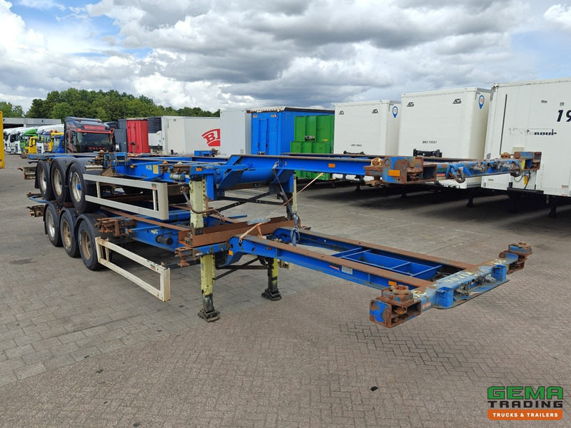 Krone SDC 27 3-assen BPW - DrumBrakes - 4700KG - 2x 20FT 1x 30FT 1x40FT - Pakket van 2 - Semirremolque portacontenedore/ Intercambiable: foto 4 Krone SDC 27 3-assen BPW - DrumBrakes - 4700KG - 2x 20FT 1x 30FT 1x40FT - Pakket van 2 - Semirremolque portacontenedore/ Intercambiable: foto 4