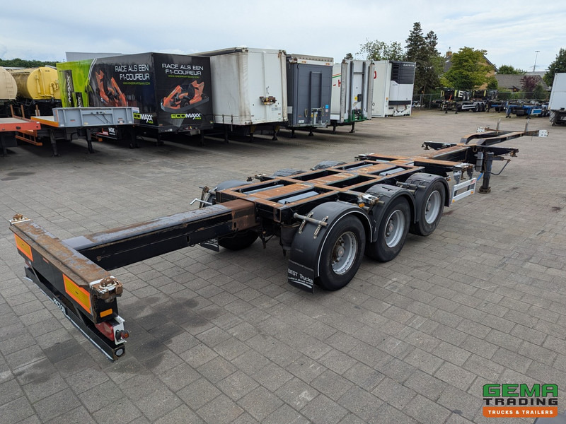 Pacton T3-010 3-Assen SAF - MULTI - Trommelremmen - LiftAs - 3x Uitschuifbaar - Semirremolque portacontenedore/ Intercambiable: foto 1 Pacton T3-010 3-Assen SAF - MULTI - Trommelremmen - LiftAs - 3x Uitschuifbaar - Semirremolque portacontenedore/ Intercambiable: foto 1