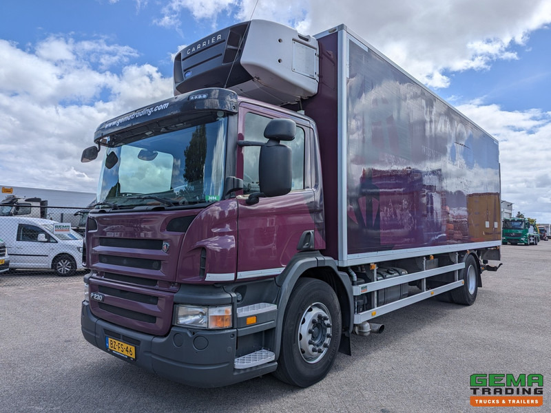 Scania P230 4x2 Dagcab Euro5 - Koel-VriesBak 7.5m + Carrier Supra 950MT + Laadklep 2000kg - Camión frigorífico: foto 1 Scania P230 4x2 Dagcab Euro5 - Koel-VriesBak 7.5m + Carrier Supra 950MT + Laadklep 2000kg - Camión frigorífico: foto 1