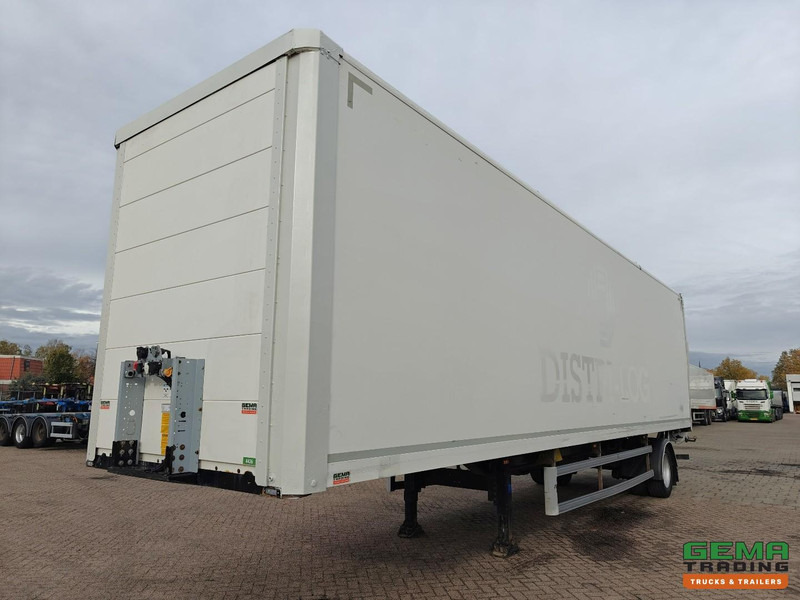 System Tailer GSTFS 10 1-As SAF - CITY - StuurAs - Gesloten opbouw 11.10m + Laadklep 2500KG - Accubak - Semirremolque caja cerrada: foto 1 System Tailer GSTFS 10 1-As SAF - CITY - StuurAs - Gesloten opbouw 11.10m + Laadklep 2500KG - Accubak - Semirremolque caja cerrada: foto 1