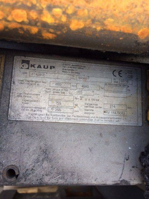 Kaup Double pallet handler - Implemento: foto 1 Kaup Double pallet handler - Implemento: foto 1