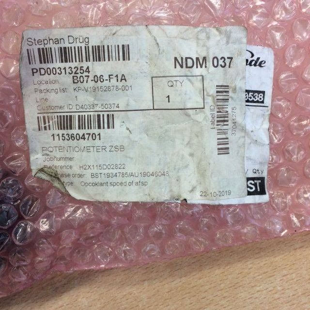 Potentiometer Assy mtg for Linde - Sistema eléctrico para Equipo de manutención: foto 5 Potentiometer Assy mtg for Linde - Sistema eléctrico para Equipo de manutención: foto 5