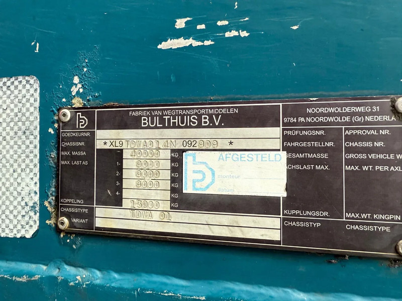 Semirremolque piso movil Bulthuis 92m3 Stalen Cargo floor Heavy Duty: foto 7 Semirremolque piso movil Bulthuis 92m3 Stalen Cargo floor Heavy Duty: foto 7