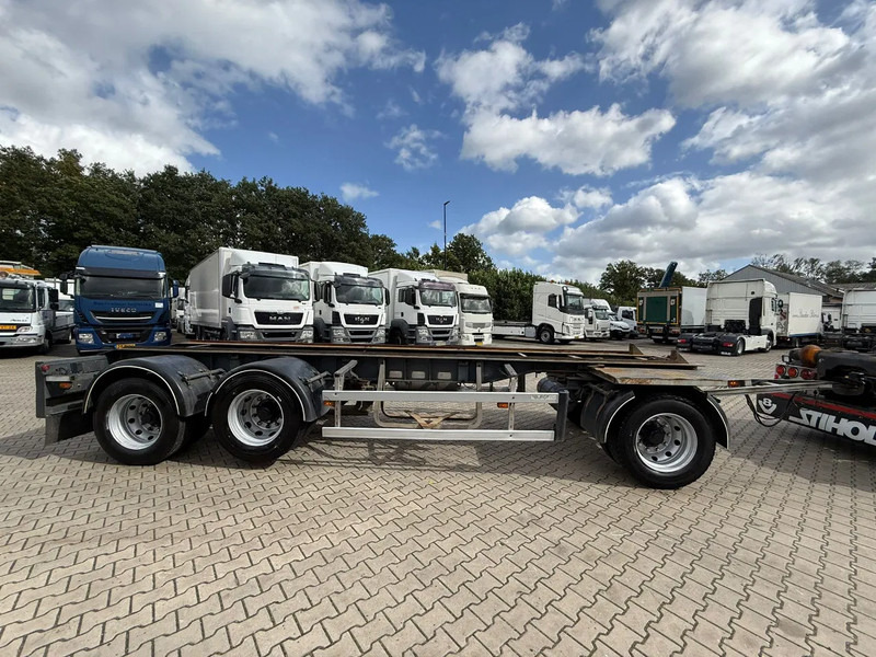 Burg 3AS Containeraanhangwagen, €3900, APK tot 28-01-2026 - Remolque portacontenedore/ Intercambiable: foto 4 Burg 3AS Containeraanhangwagen, €3900, APK tot 28-01-2026 - Remolque portacontenedore/ Intercambiable: foto 4