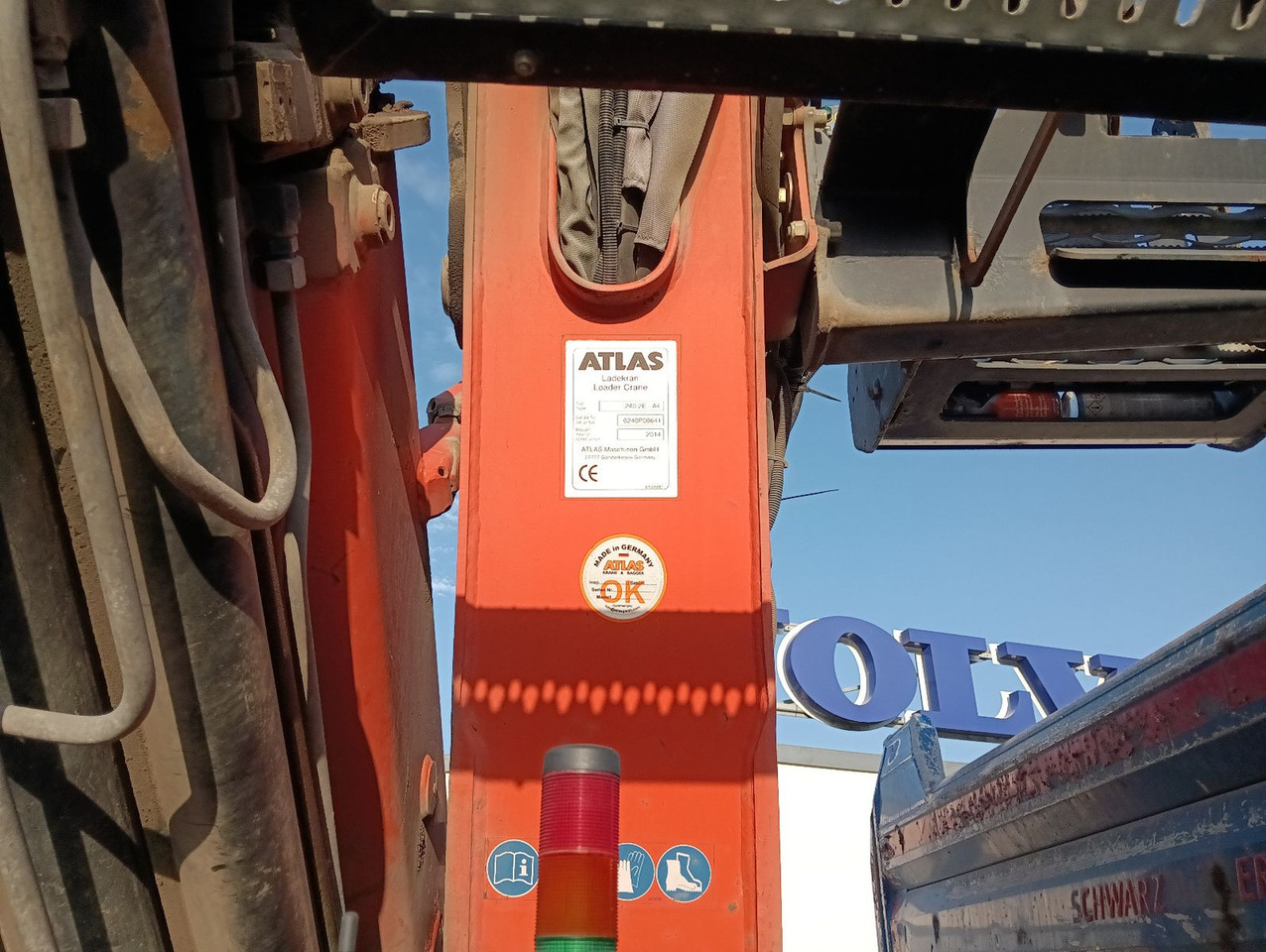 MAN TGS 26:480 6x4 EURO5 ATLAS 240.2E-A4 3-S-Kipper - Camión volquete, Camión grúa: foto 4 MAN TGS 26:480 6x4 EURO5 ATLAS 240.2E-A4 3-S-Kipper - Camión volquete, Camión grúa: foto 4