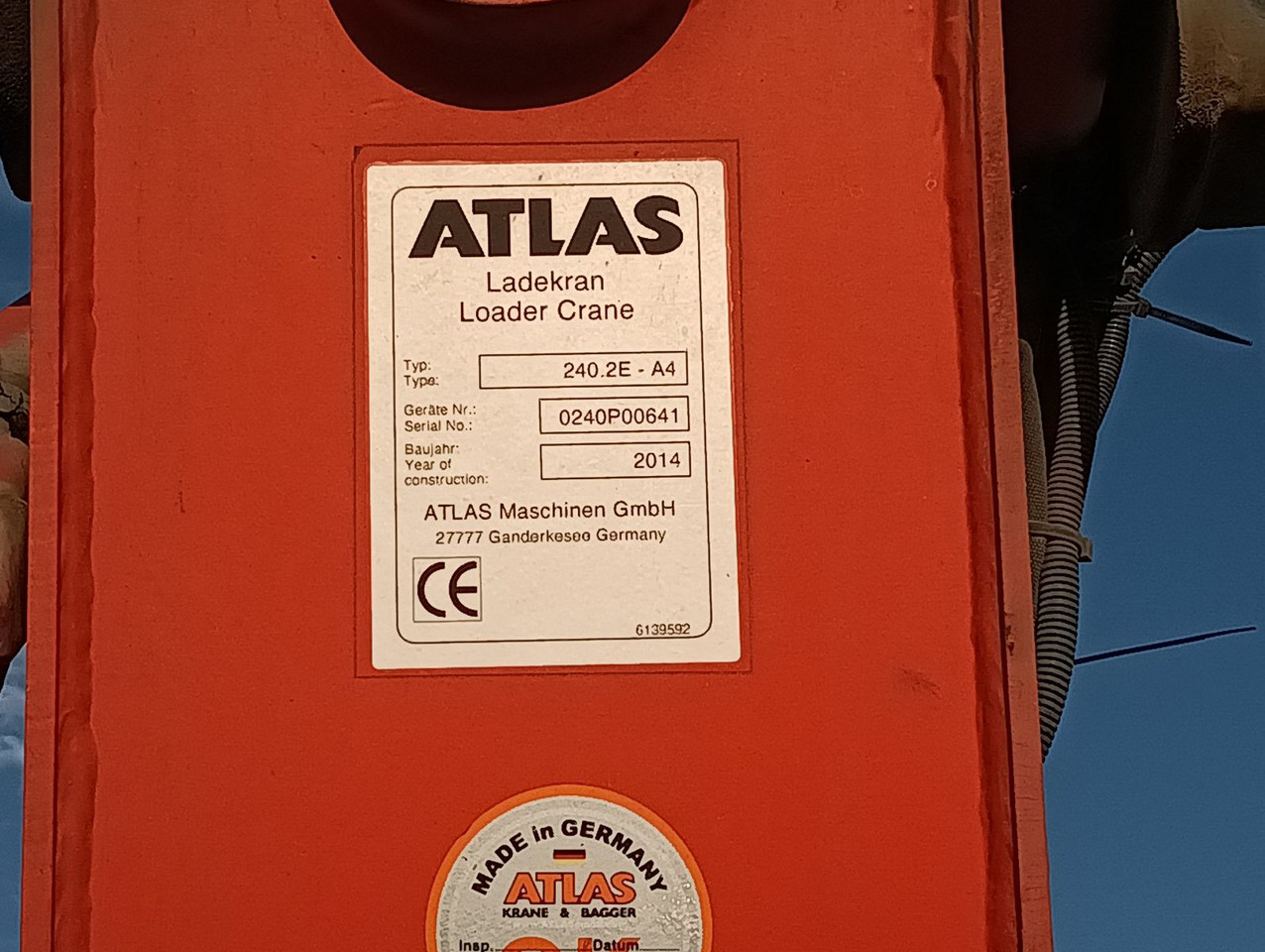 MAN TGS 26:480 6x4 EURO5 ATLAS 240.2E-A4 3-S-Kipper - Camión volquete, Camión grúa: foto 2 MAN TGS 26:480 6x4 EURO5 ATLAS 240.2E-A4 3-S-Kipper - Camión volquete, Camión grúa: foto 2