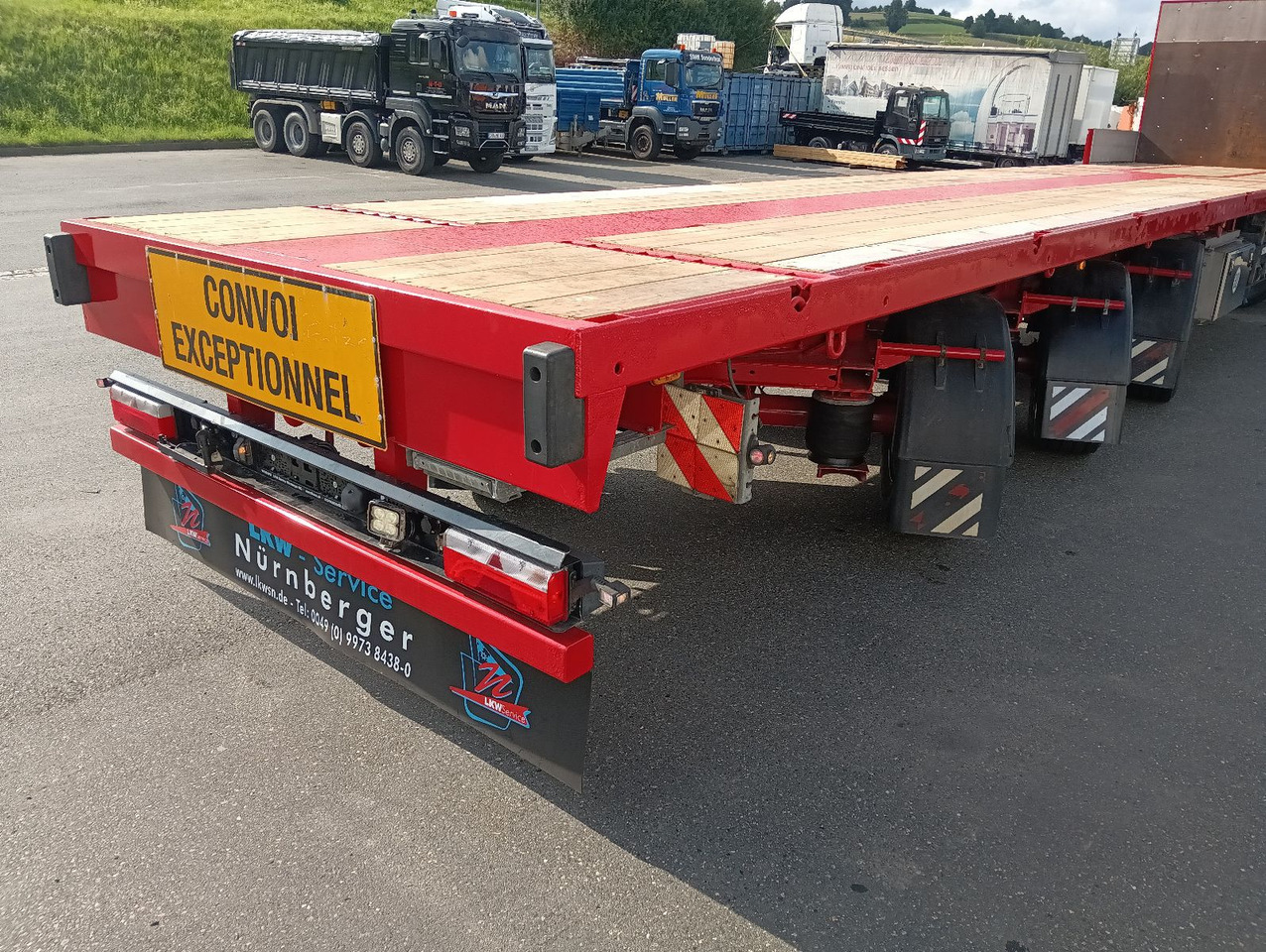 Schwarzmüller 3-A TELE-Plateau TRIDEC REIFEN/BREMSE/LACK/TÜV - Semirremolque plataforma/ Caja abierta: foto 3 Schwarzmüller 3-A TELE-Plateau TRIDEC REIFEN/BREMSE/LACK/TÜV - Semirremolque plataforma/ Caja abierta: foto 3