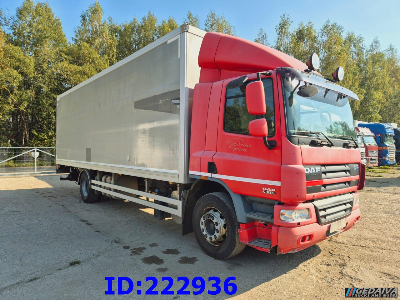 DAF CF 75.310 - Euro5 - Camión caja cerrada: foto 4 DAF CF 75.310 - Euro5 - Camión caja cerrada: foto 4