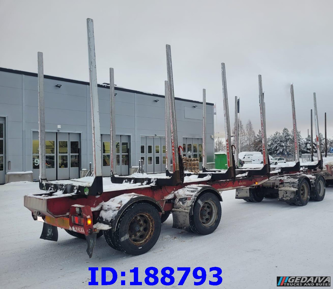 MALKKI RJ4-10200 - 4 Axles - Remolque maderero: foto 2 MALKKI RJ4-10200 - 4 Axles - Remolque maderero: foto 2