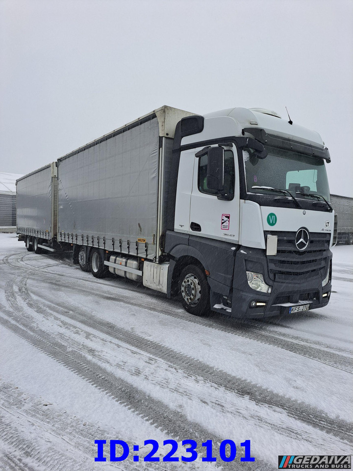 MERCEDES-BENZ Actros 2542 6x2 Euro6 + trailer - Camión lona: foto 3 MERCEDES-BENZ Actros 2542 6x2 Euro6 + trailer - Camión lona: foto 3