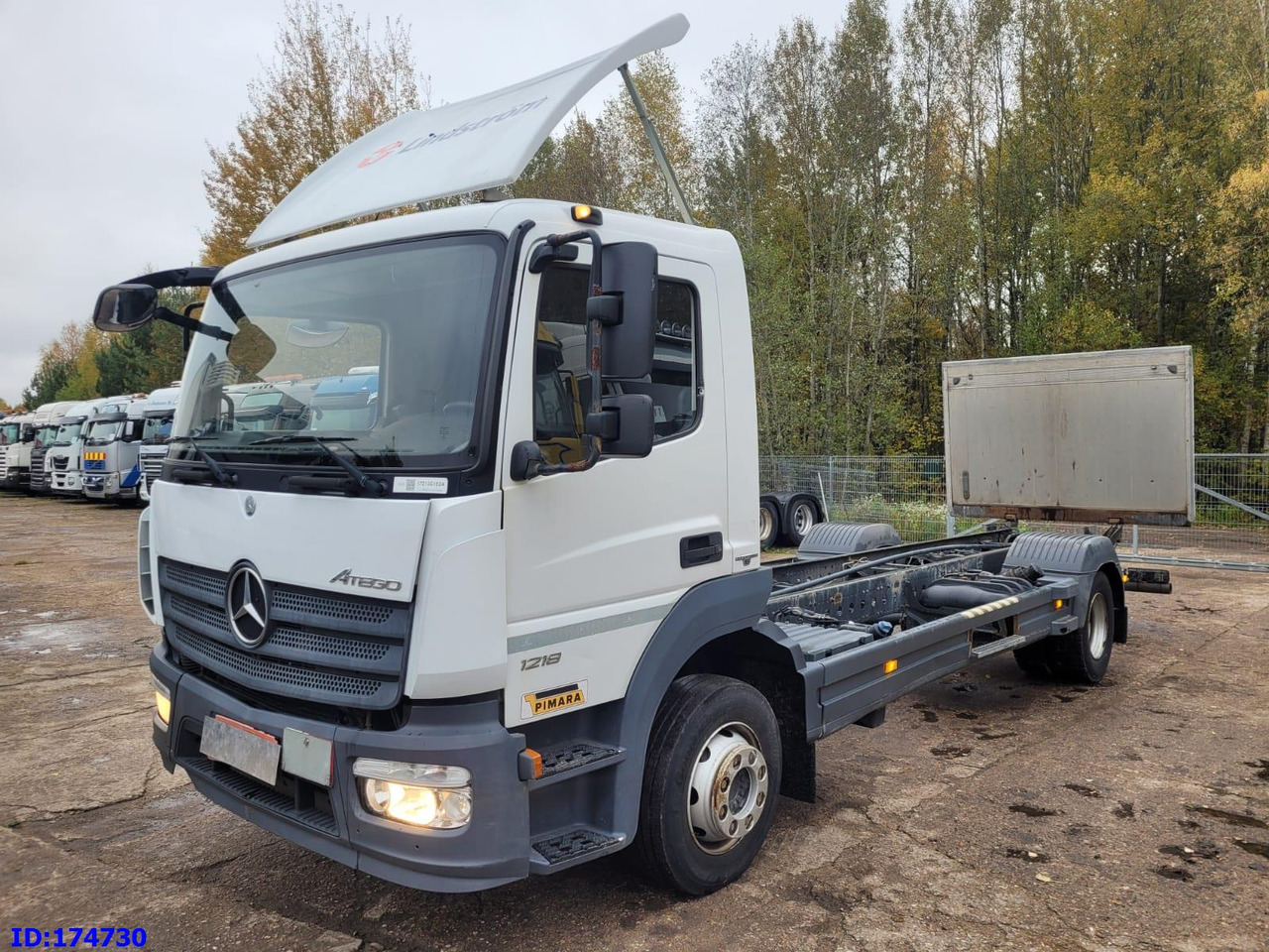 MERCEDES-BENZ Atego 1218 - Euro6 - Manual - Full Steel - Camión chasis: foto 1 MERCEDES-BENZ Atego 1218 - Euro6 - Manual - Full Steel - Camión chasis: foto 1