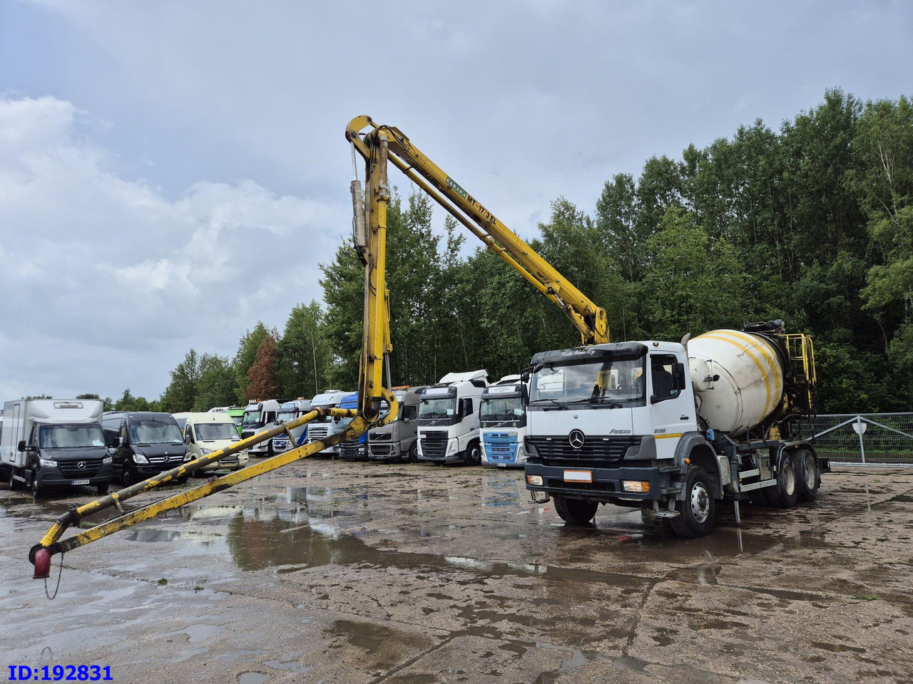 Camión bomba de hormigón MERCEDES-BENZ Atego 2628 6x4 Schwing 17m 9m3: foto 13