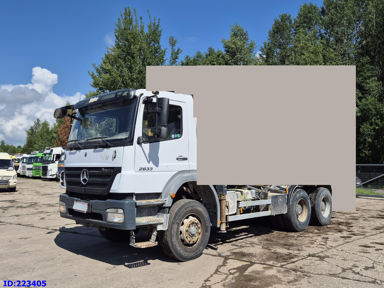 MERCEDES-BENZ Axor 2633 6x4 Full steel - Camión chasis: foto 1 MERCEDES-BENZ Axor 2633 6x4 Full steel - Camión chasis: foto 1