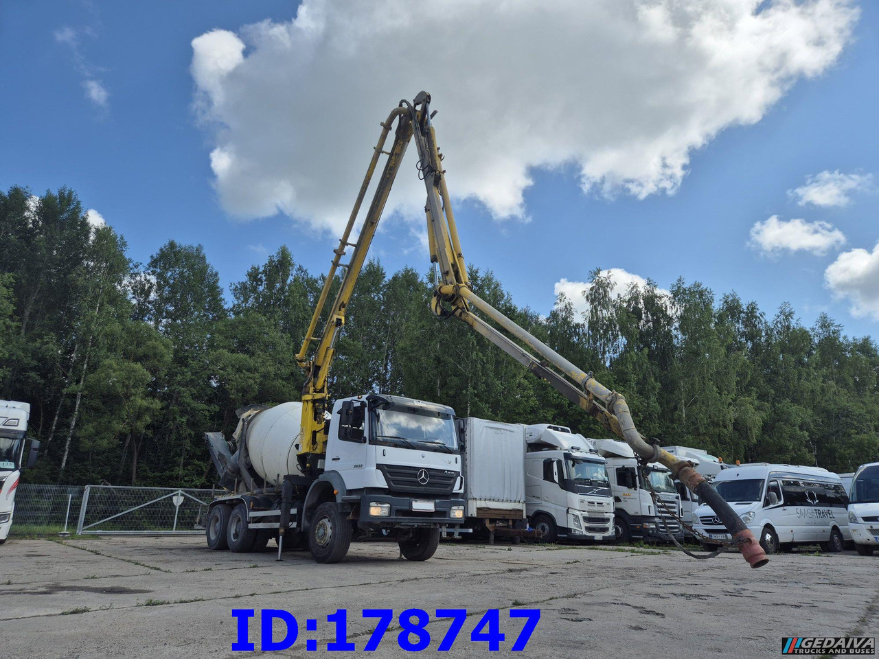 MERCEDES-BENZ Axor 2633 6x4 Schwing 750 - Camión bomba de hormigón: foto 4 MERCEDES-BENZ Axor 2633 6x4 Schwing 750 - Camión bomba de hormigón: foto 4