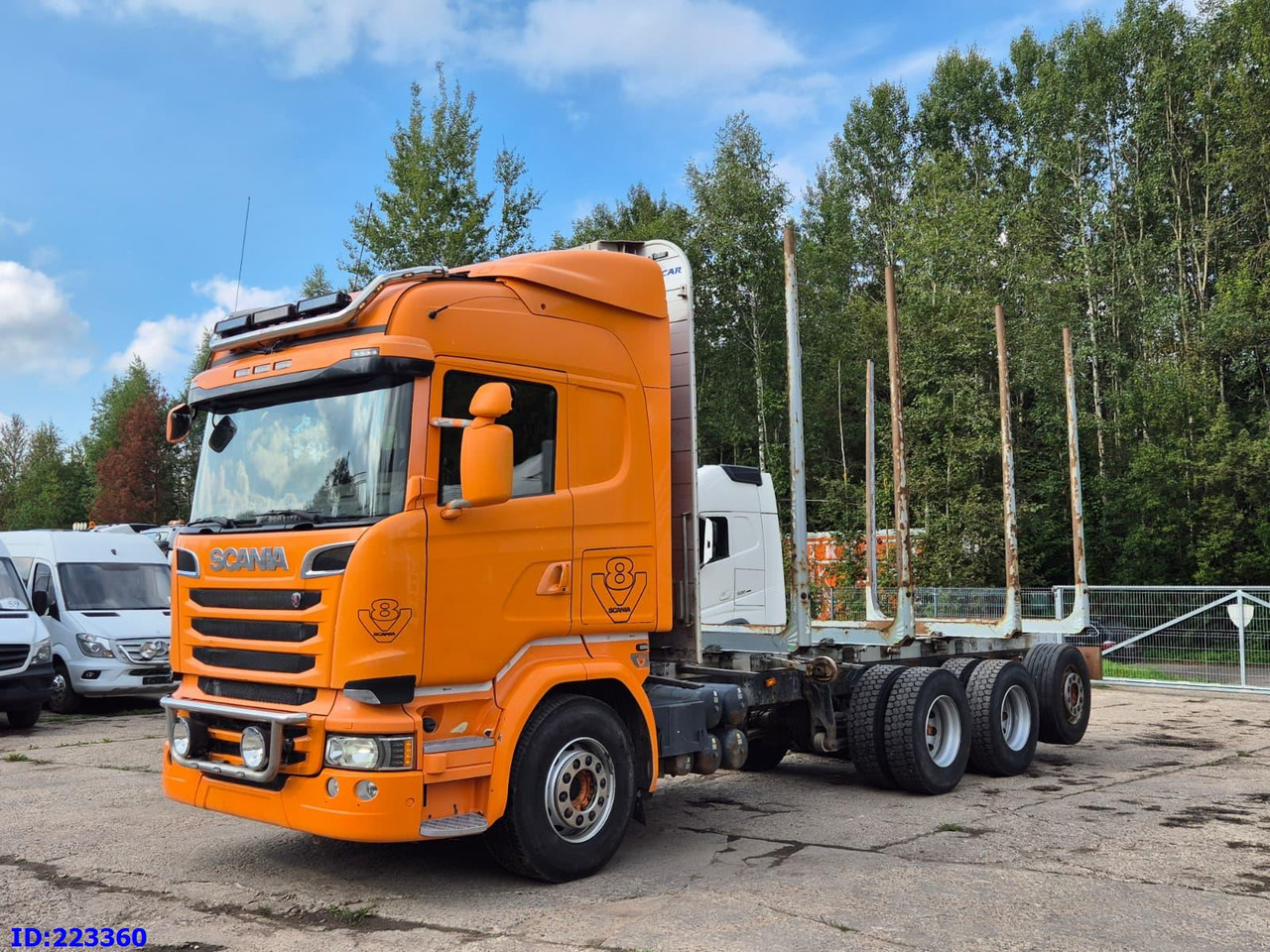 SCANIA R580 8X4 V8 - Camión forestal: foto 1 SCANIA R580 8X4 V8 - Camión forestal: foto 1