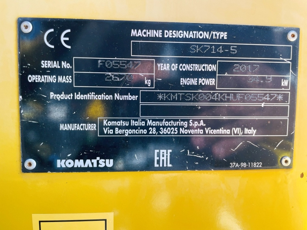 Komatsu SK714-5 (4066) - Minicargadora: foto 3 Komatsu SK714-5 (4066) - Minicargadora: foto 3