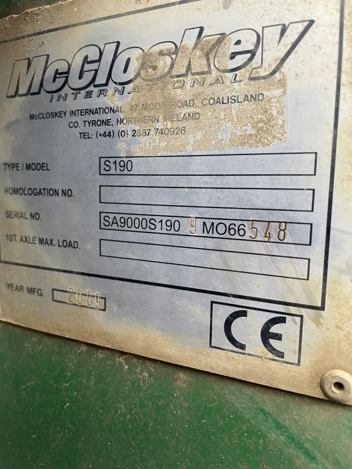 Cribadora McCloskey S190: foto 10 Cribadora McCloskey S190: foto 10