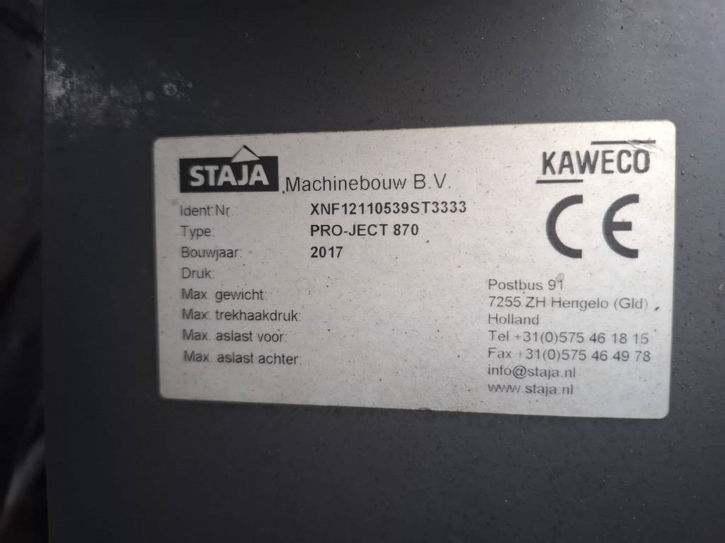 Kaweco Pro-ject 870 zodenbemester - Esparcidor de estiércol: foto 4 Kaweco Pro-ject 870 zodenbemester - Esparcidor de estiércol: foto 4