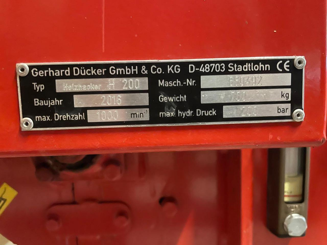 Dücker H200 - Trituradora de madera: foto 4 Dücker H200 - Trituradora de madera: foto 4