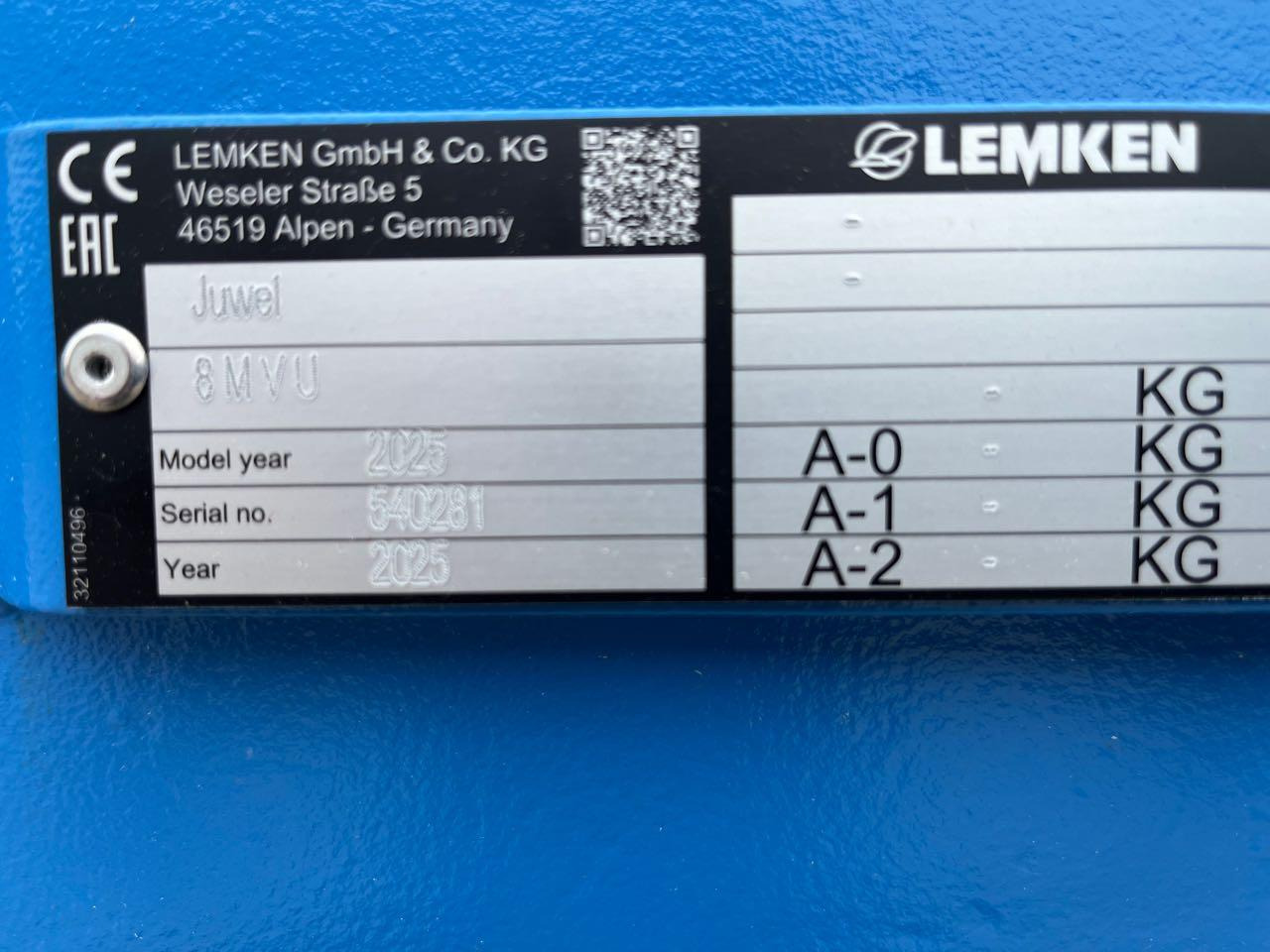 Arado nuevo Lemken Juwel 8 M V U: foto 6